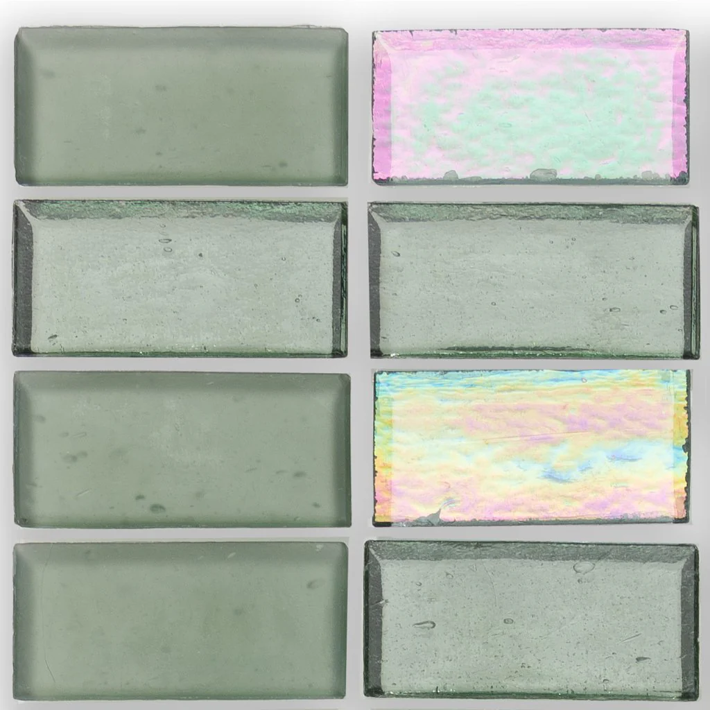 Fins, 1" x 2" Stacked - Glass Tile - Image 3