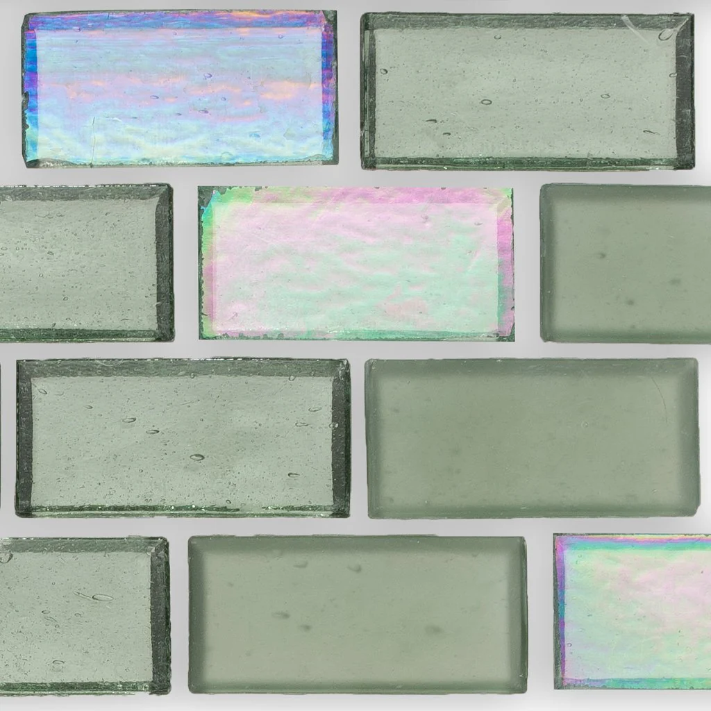 Fins, 1" x 2" Staggered - Glass Tile - Image 3