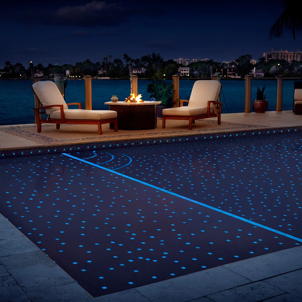 Fireglass 106, 107, 800 - Blue Blend, 1" x 1" - Glass Tile - Image 4
