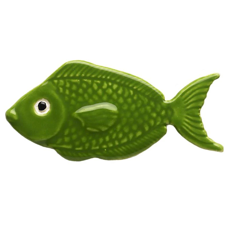 Fish-Green - Pool Mosaic