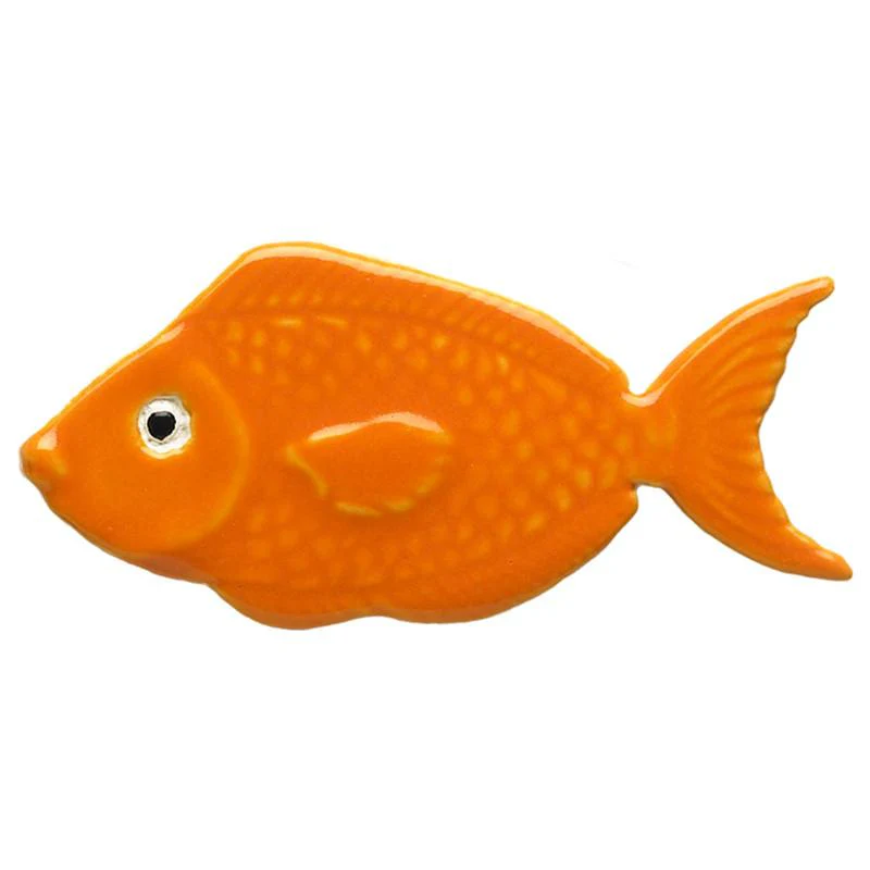 Fish - Orange - Pool Mosaic