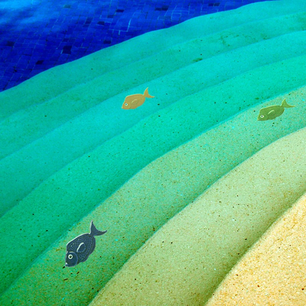 Fish - Purple - Pool Mosaic - Image 2