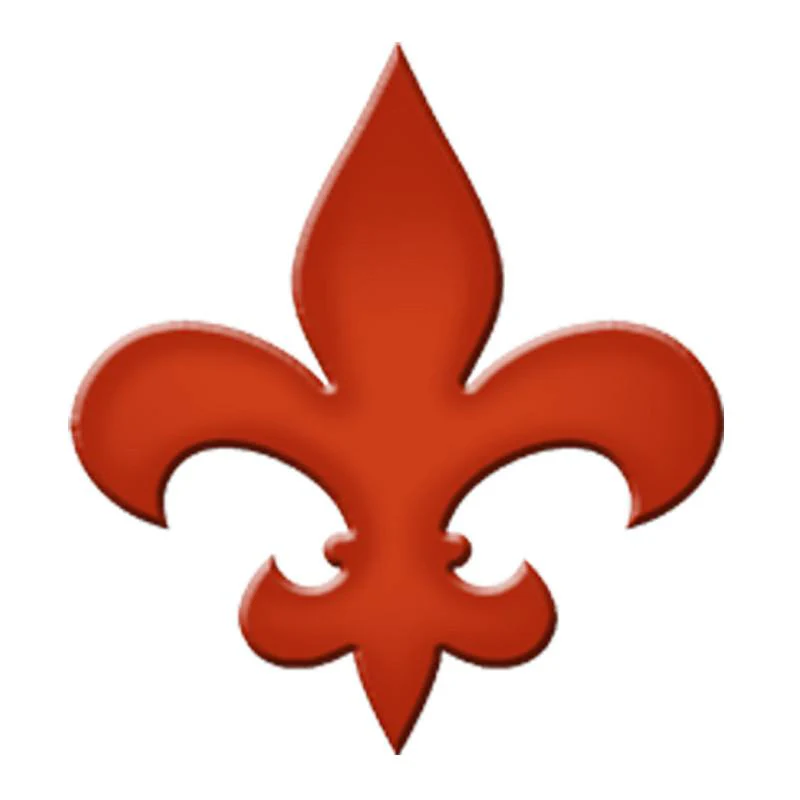 Fleur De Lis Step Marker - Sunset (Set of 3) - Pool Mosaic