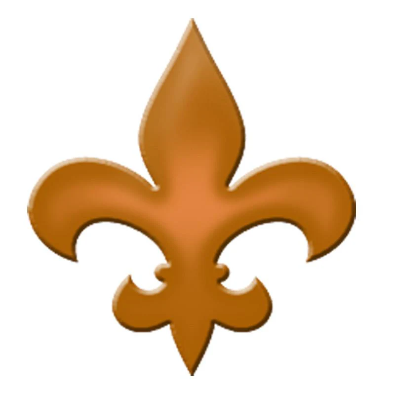 Fleur De Lis Step Marker - Tan (Set of 3) - Pool Mosaic