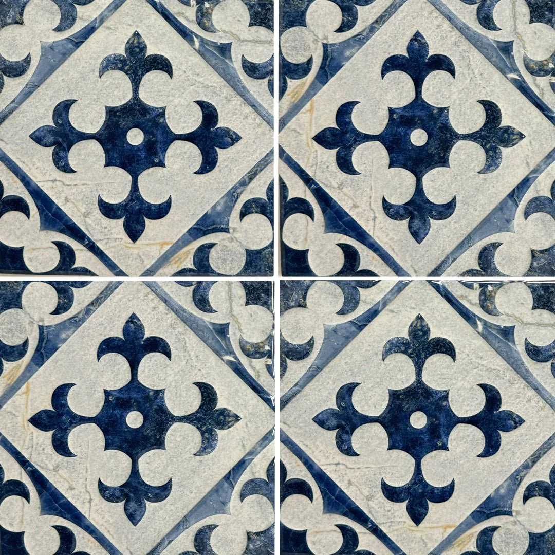 Flora Vera, 6" x 6" - Porcelain Tile