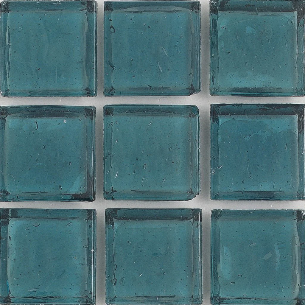 Flourite Clear, 1" x 1" - Glass Tile