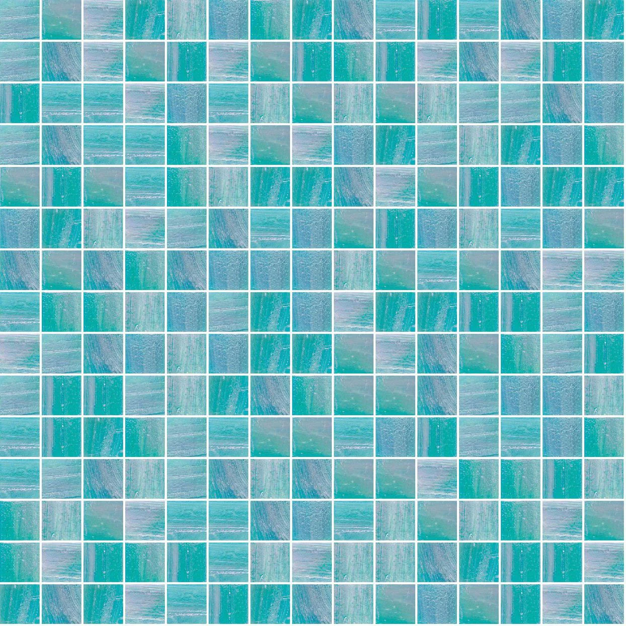 841 Fluorite Blue, 3/4" x 3/4" - Glass Tile - Image 3