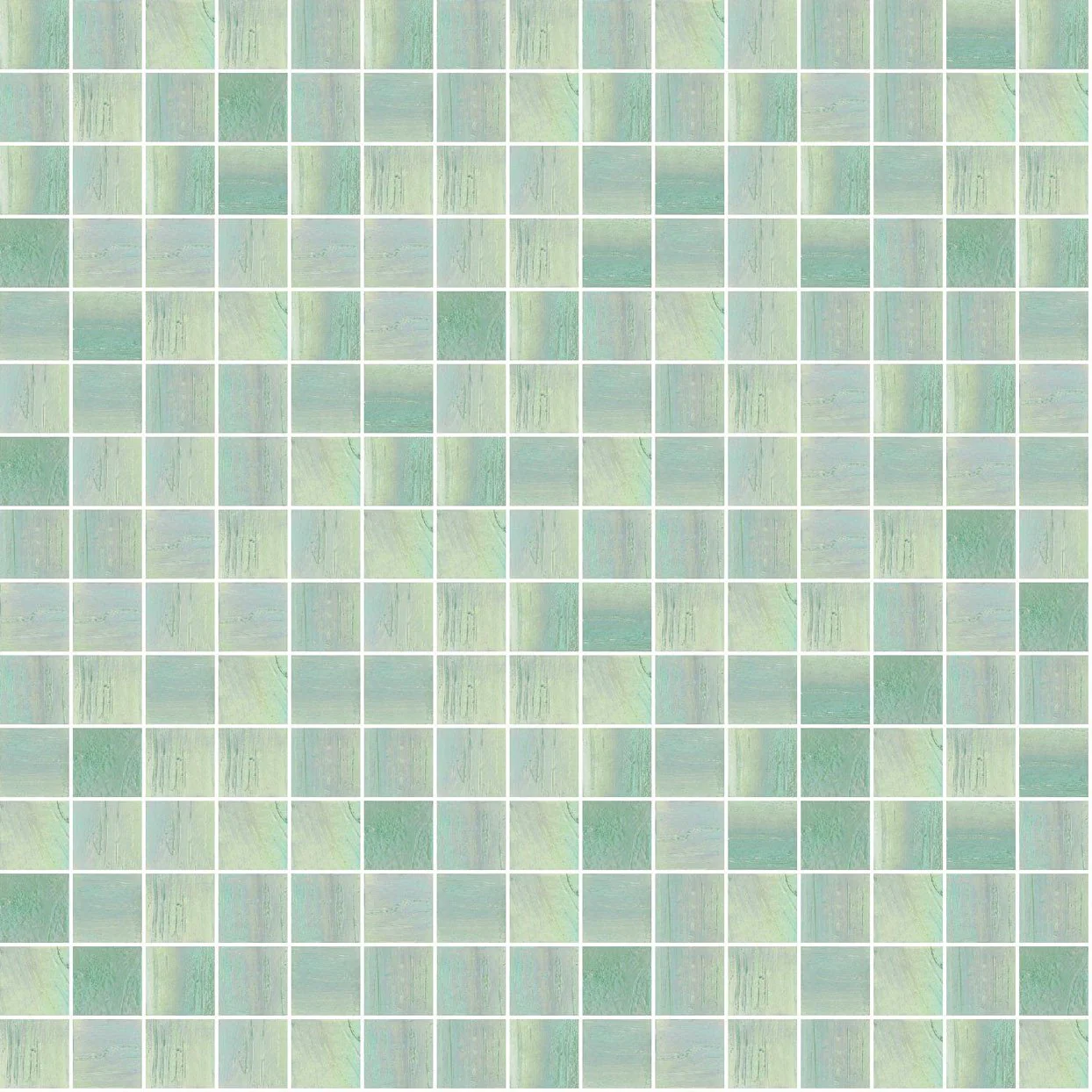 851 Fluorite Green, 3/4" x 3/4" - Glass Tile - Image 3