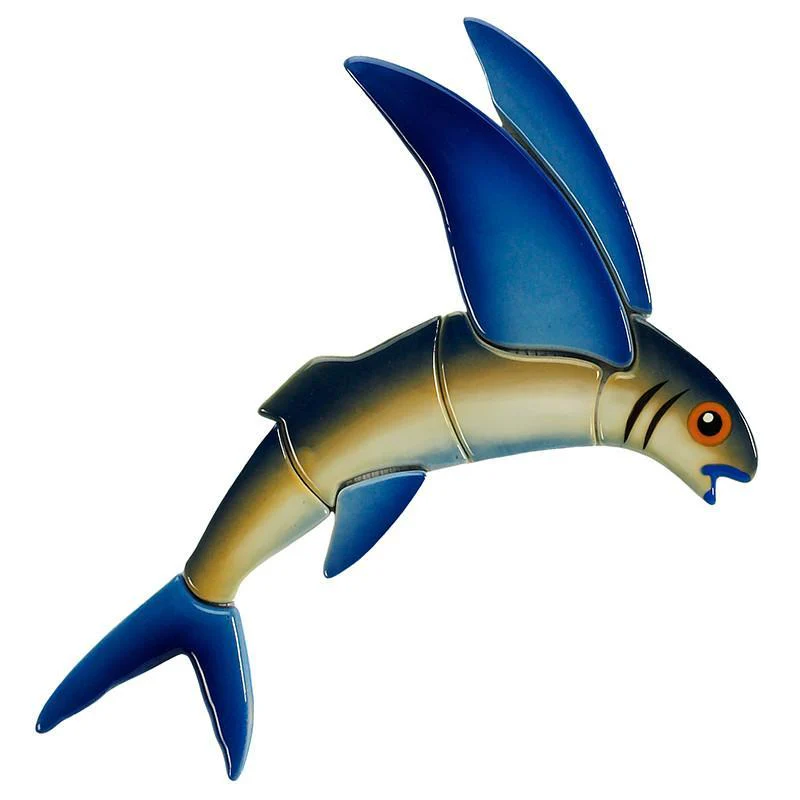 Flying Fish-A - Pool Mosaic