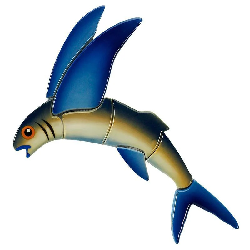 Flying Fish-A, Reverse - Pool Mosaic