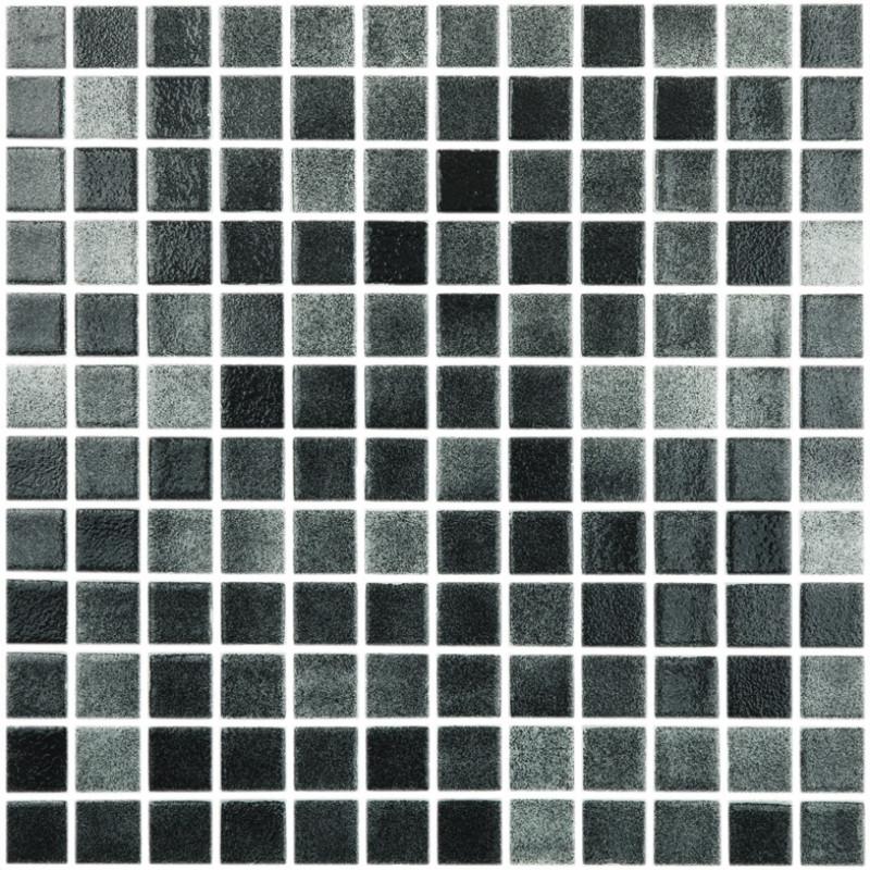 Fog Black, 1" x 1" - Glass Tile
