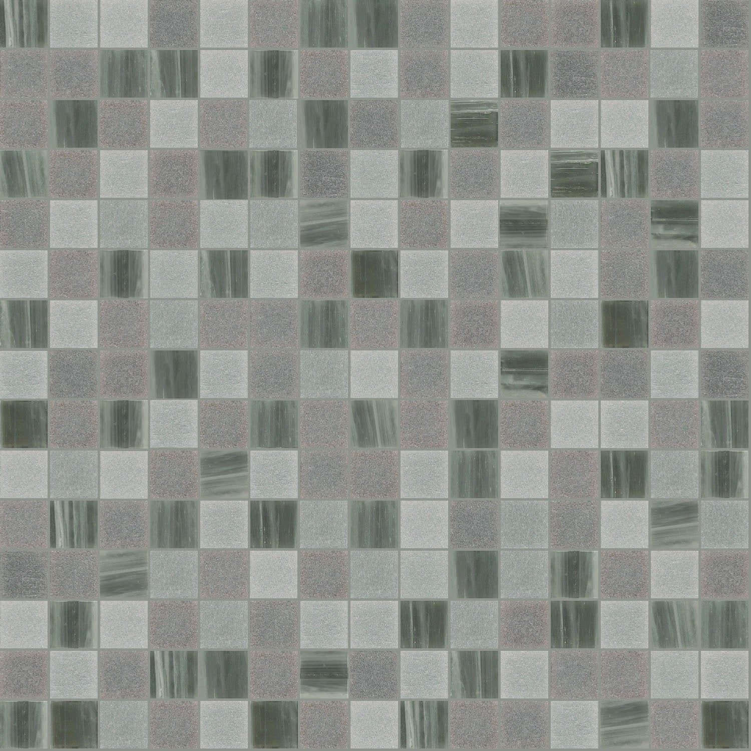 Foggy, 3/4" x 3/4" - Glass Tile