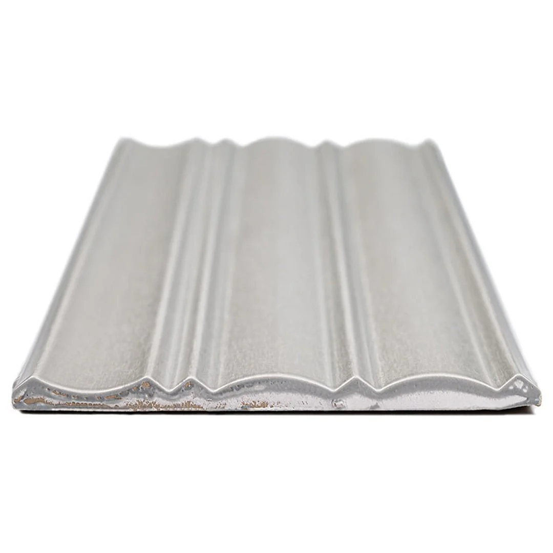 Folk Silver, 7" x 16" - Porcelain Tile - Image 4