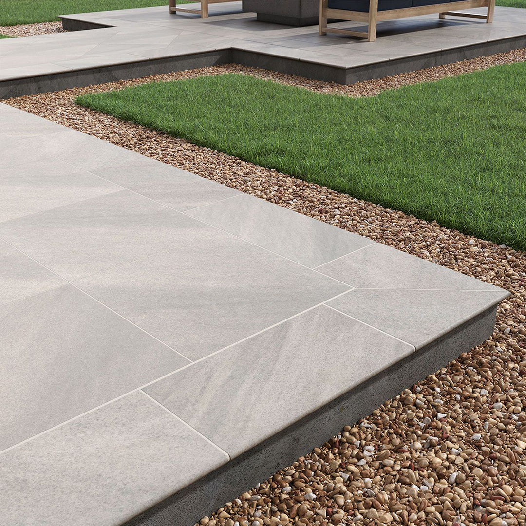 Fossil Snow, 24" x 24" - 2CM Outdoor Porcelain Paver - Image 4