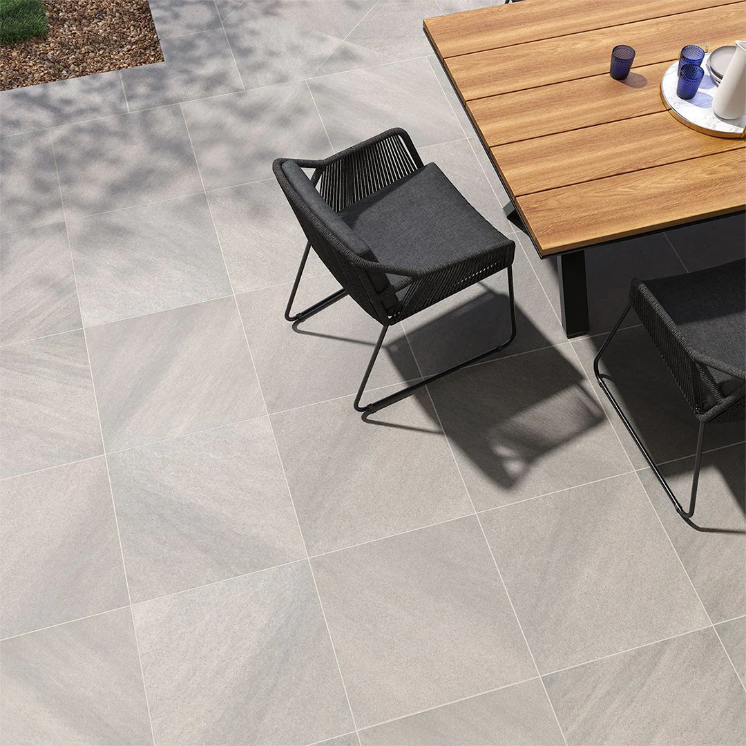 Fossil Snow, 24" x 24" - 2CM Outdoor Porcelain Paver - Image 5