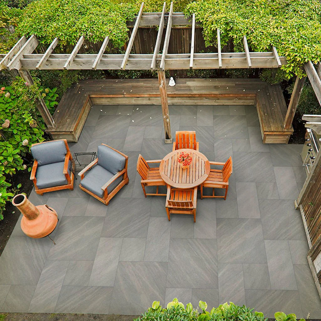 Fossil Snow, Pattern - 2CM Outdoor Porcelain Paver - Image 3