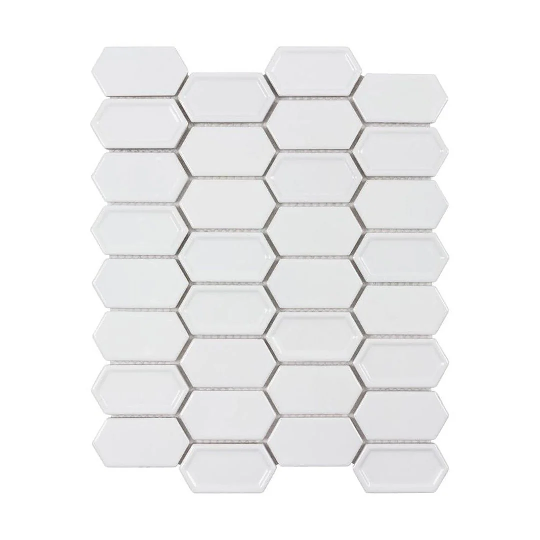 Framework Plaster, Hexagon Mosaic - Ceramic Tile