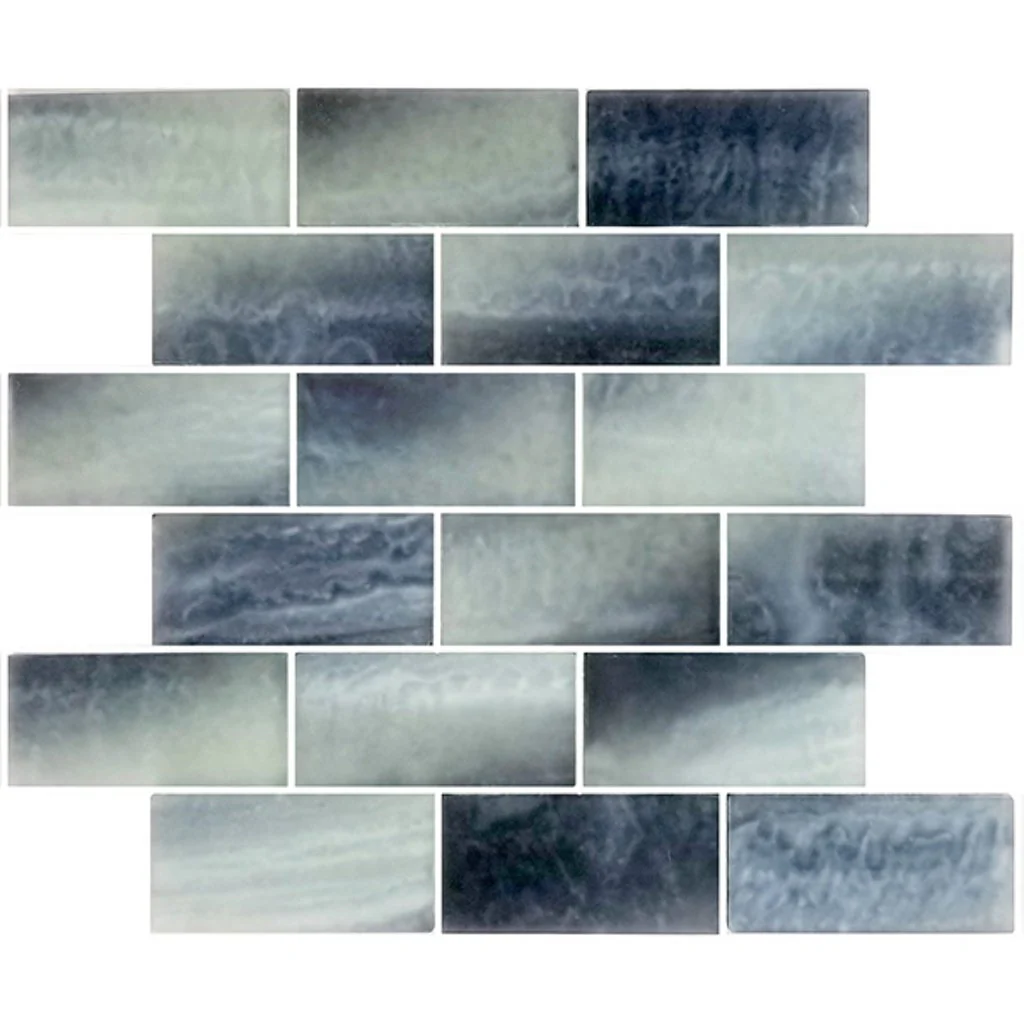 Frosted Night, 2" x 4" - Glass Tile