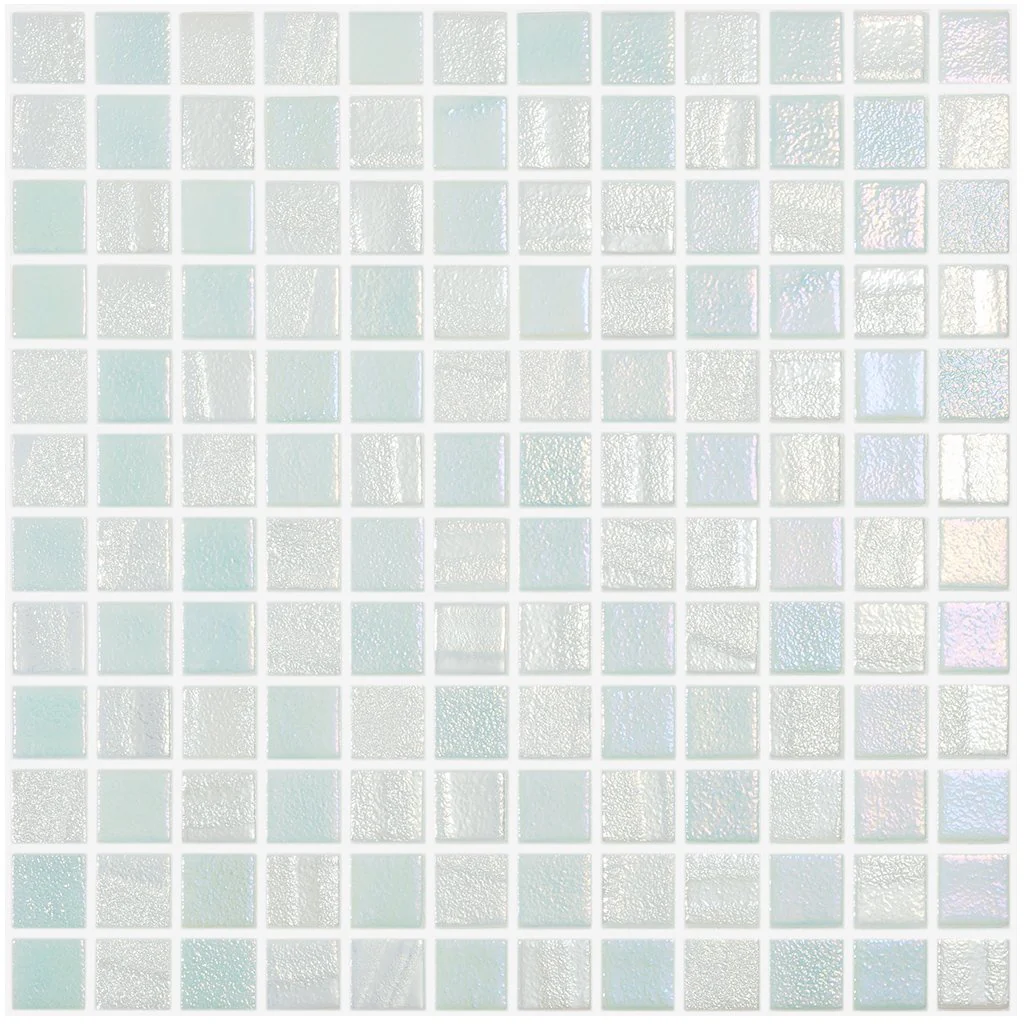 Fusion White, 1" x 1" - Glass Tile