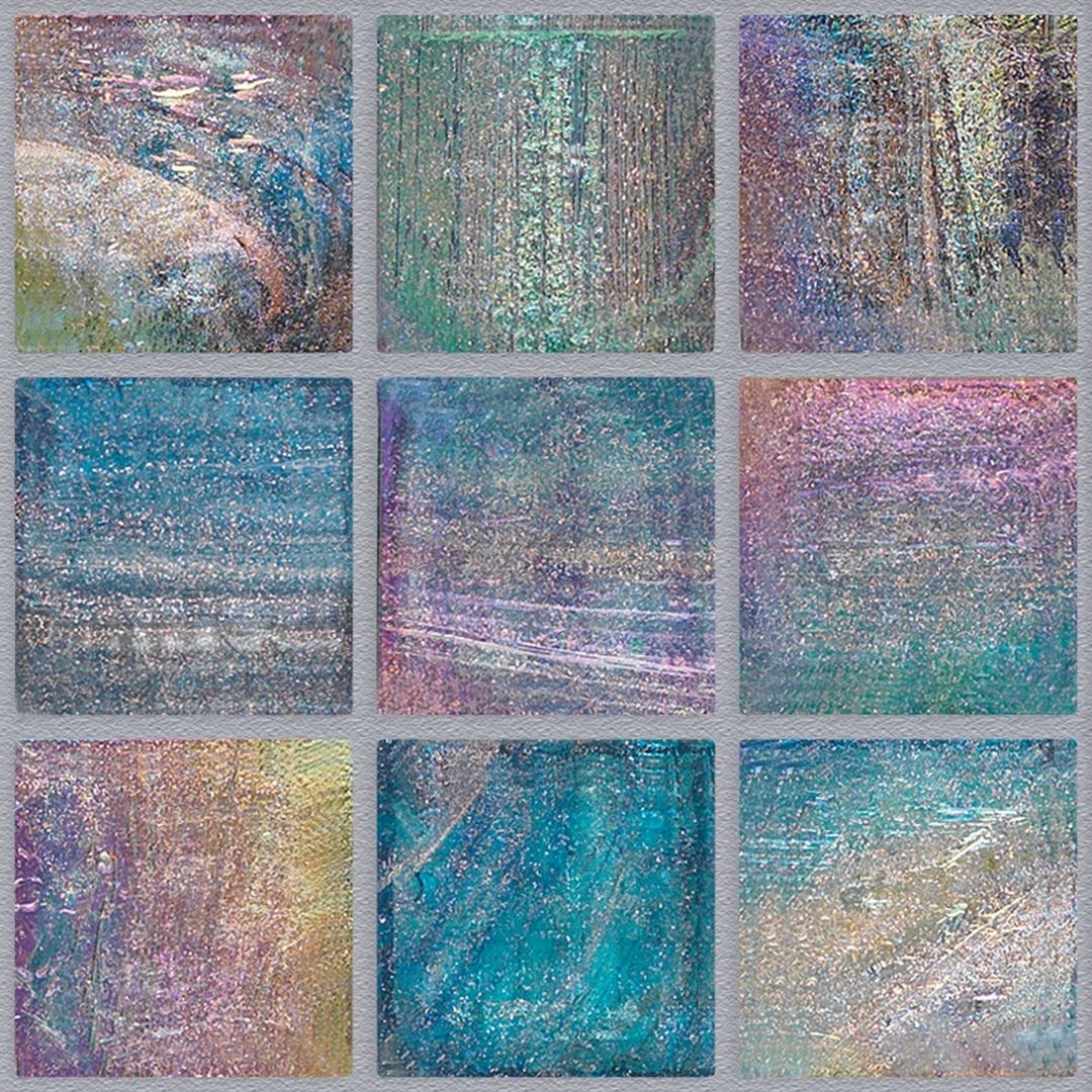 838 Galaxy, 3/4" x 3/4" - Glass Tile