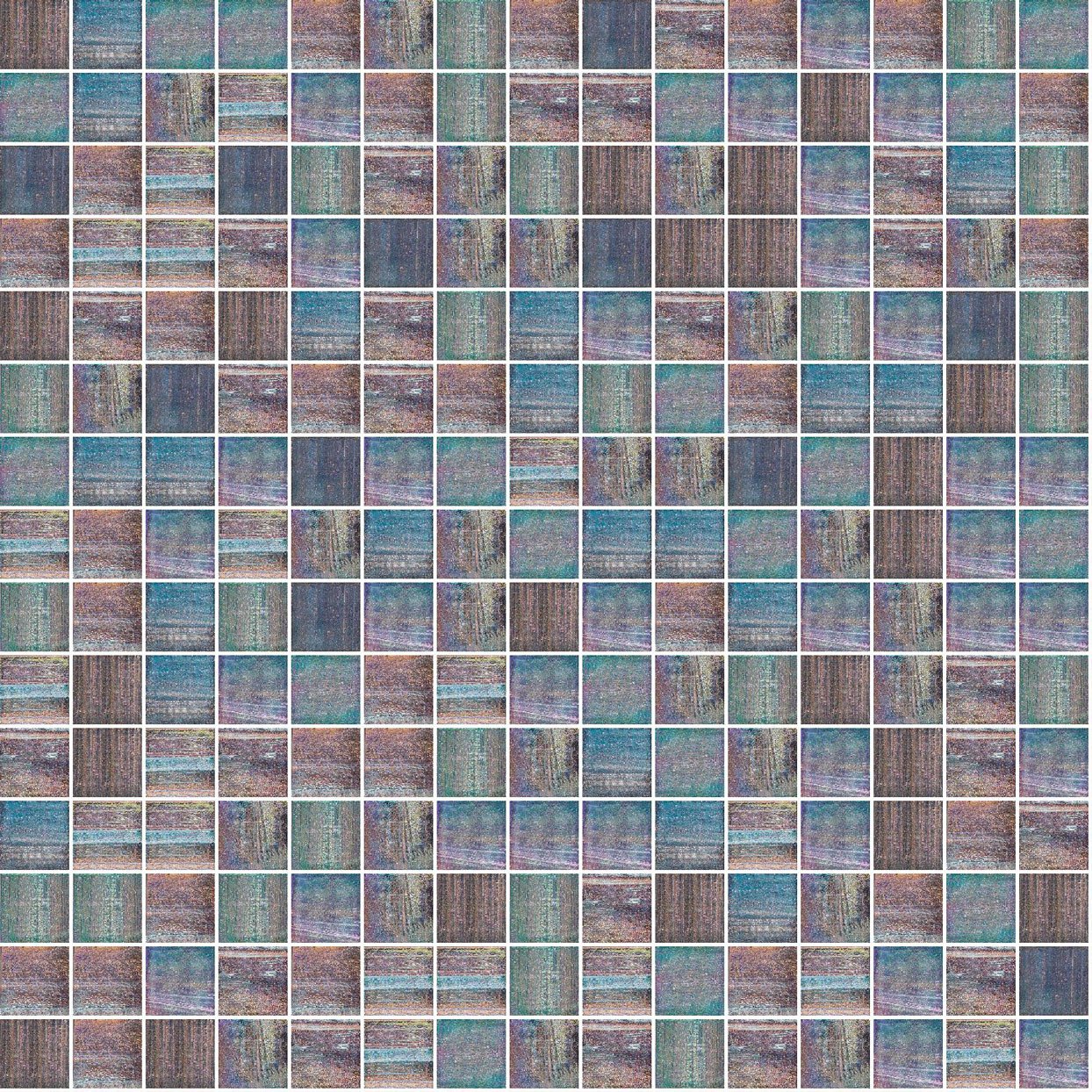 838 Galaxy, 3/4" x 3/4" - Glass Tile - Image 3