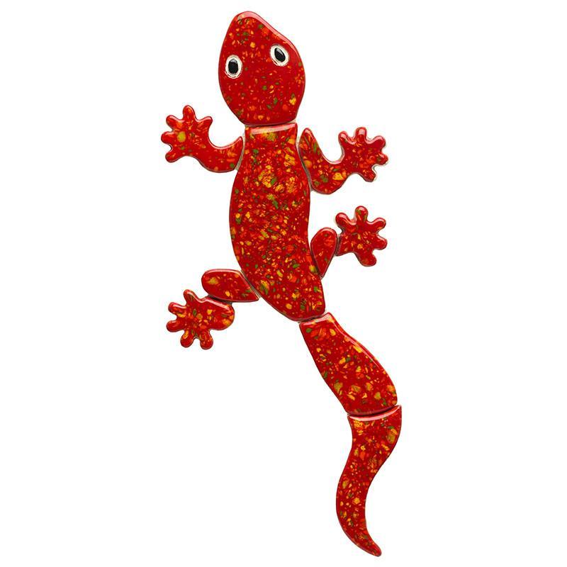 Gecko - Red - Pool Mosaic