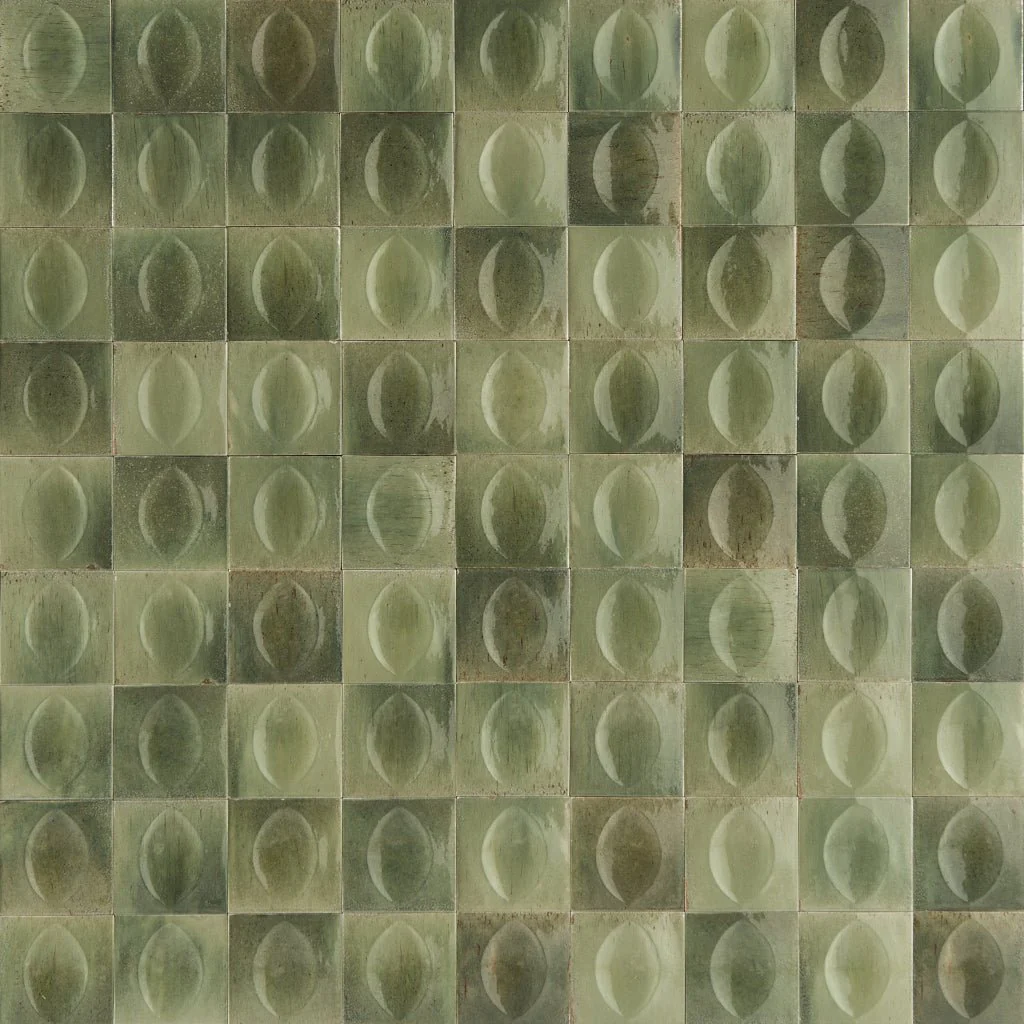 Giada Glossy, 4" x 4" Egg Deco - Porcelain Tile - Image 2