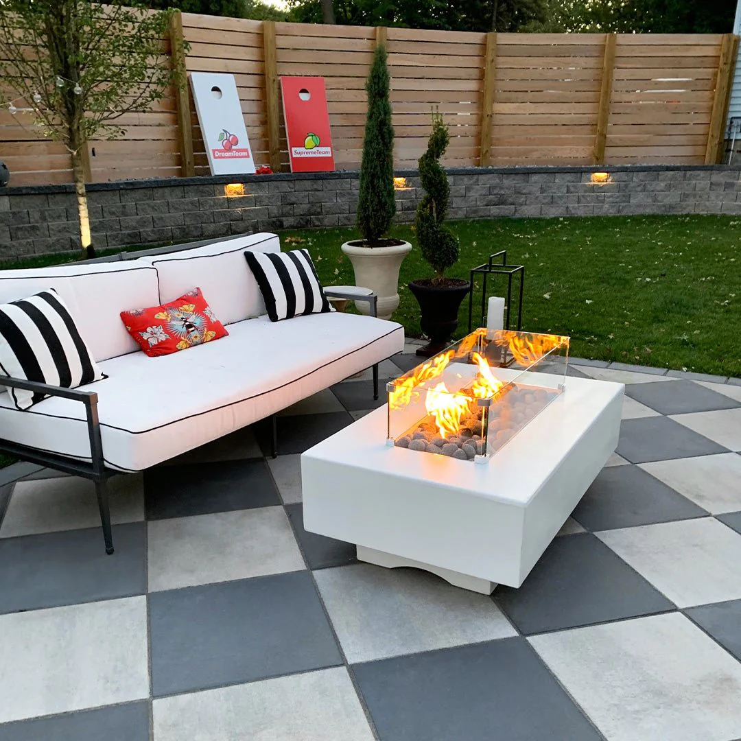 Glass Wind Guards - Fire Pit Accessory - Image 4
