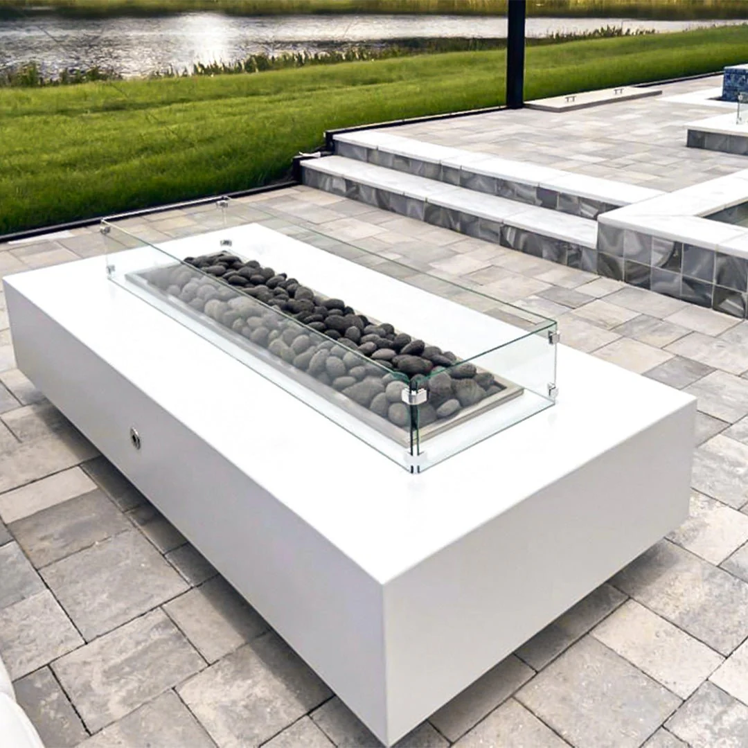 Glass Wind Guards - Fire Pit Accessory - Image 5