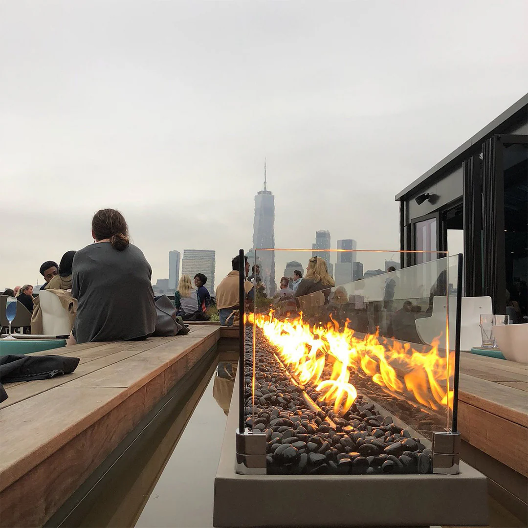 Glass Wind Guards - Fire Pit Accessory - Image 6