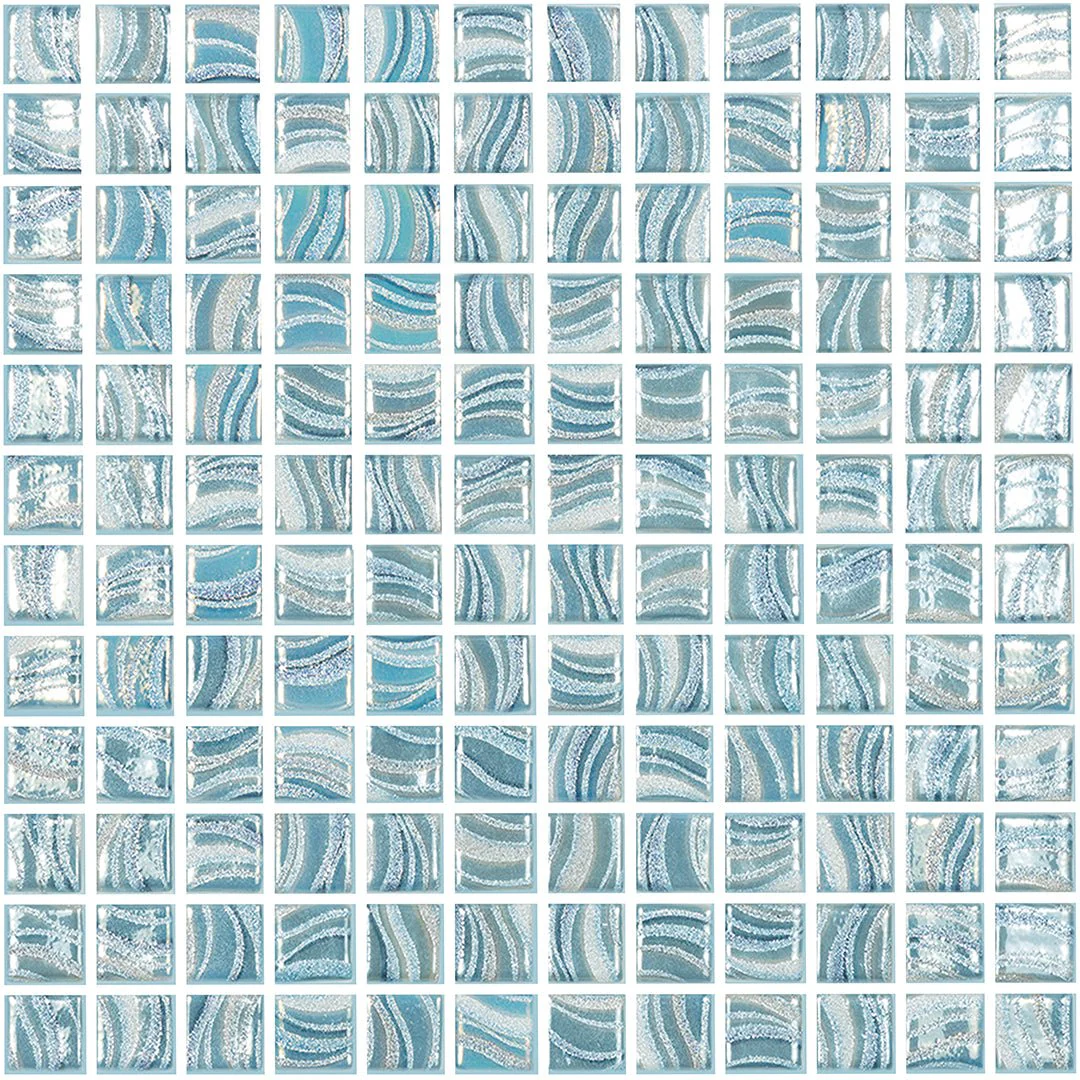 Glitter Sky, 1" x 1" - Glass Tile