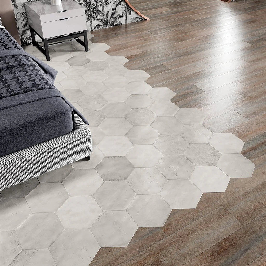 Glossy Bianco, Hexagon - Porcelain Tile - Image 4