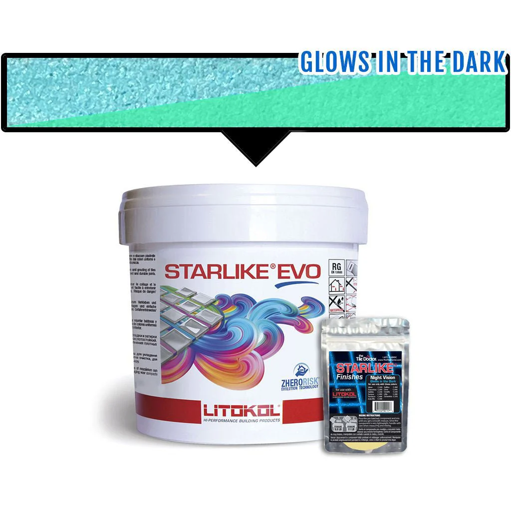 Glow in the Dark Grout, 5.5lb Pail - Tile Grout - Image 2