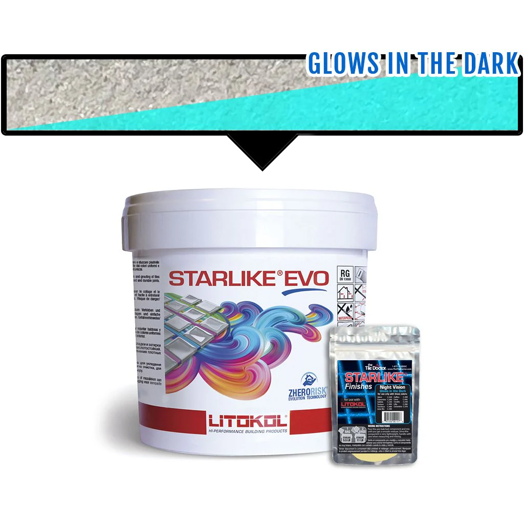 Glow in the Dark Grout, 5.5lb Pail - Tile Grout - Image 5