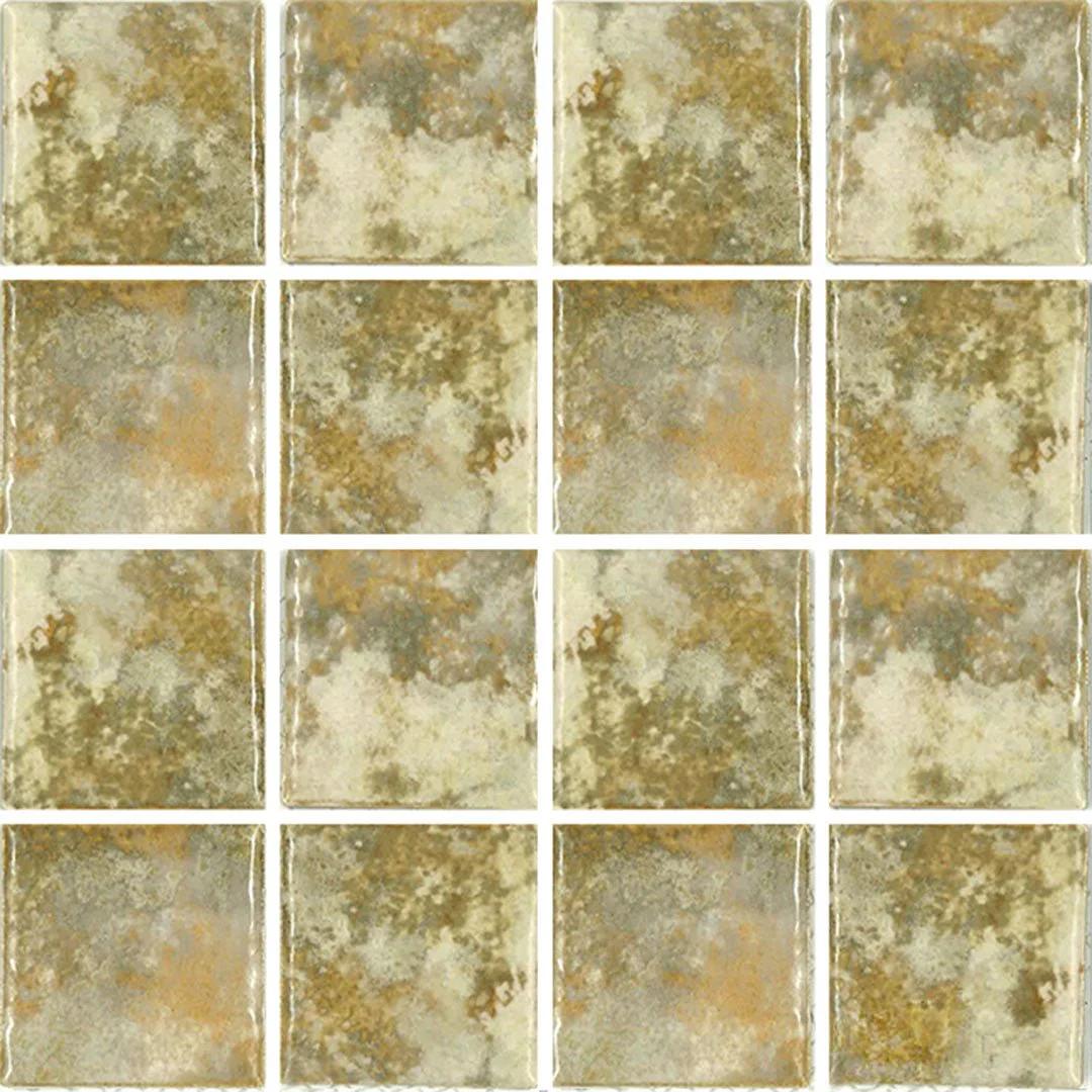 Gold, 3" x 3" - Porcelain Pool Tile