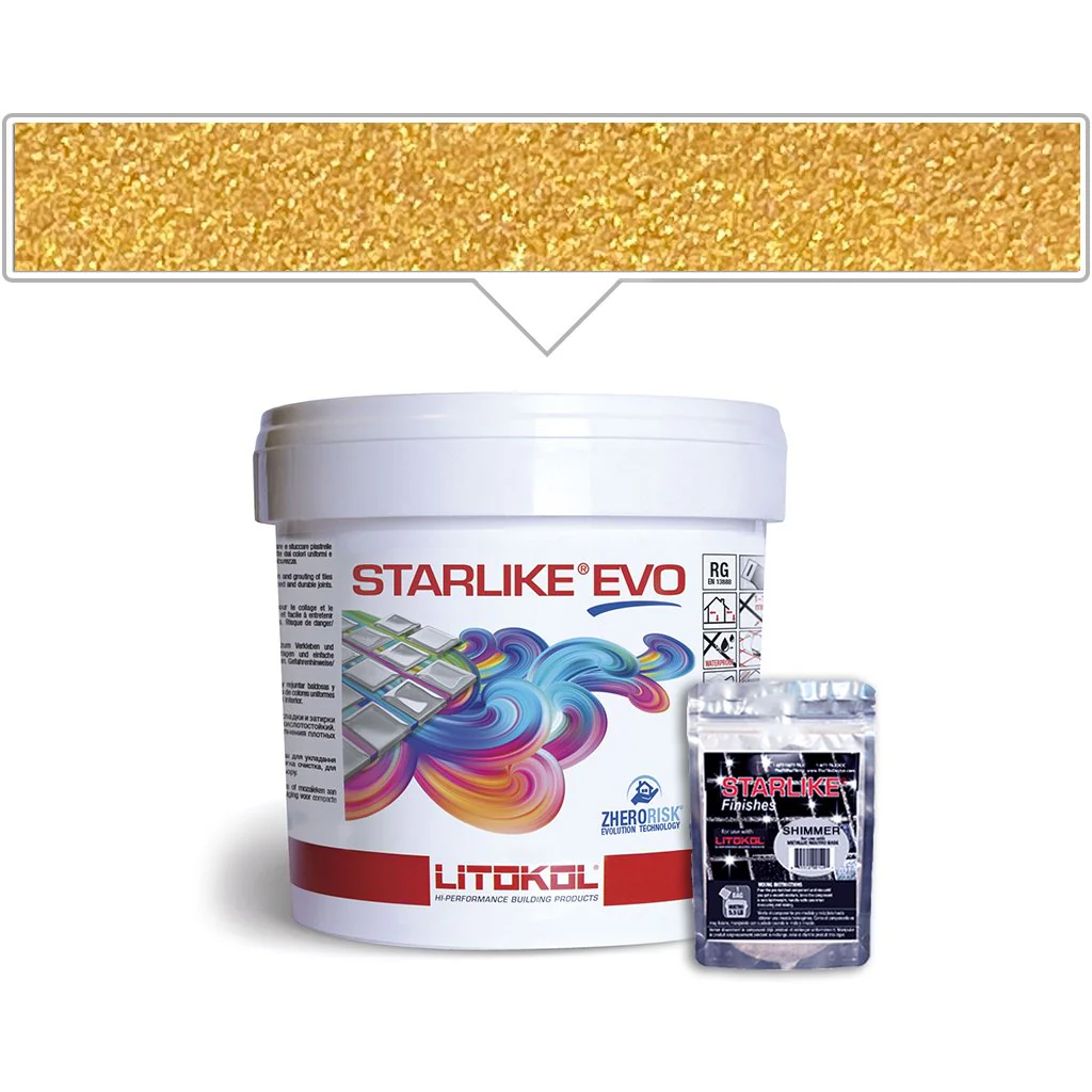 Gold, 5.5lb Pail + Color Pack - Tile Grout
