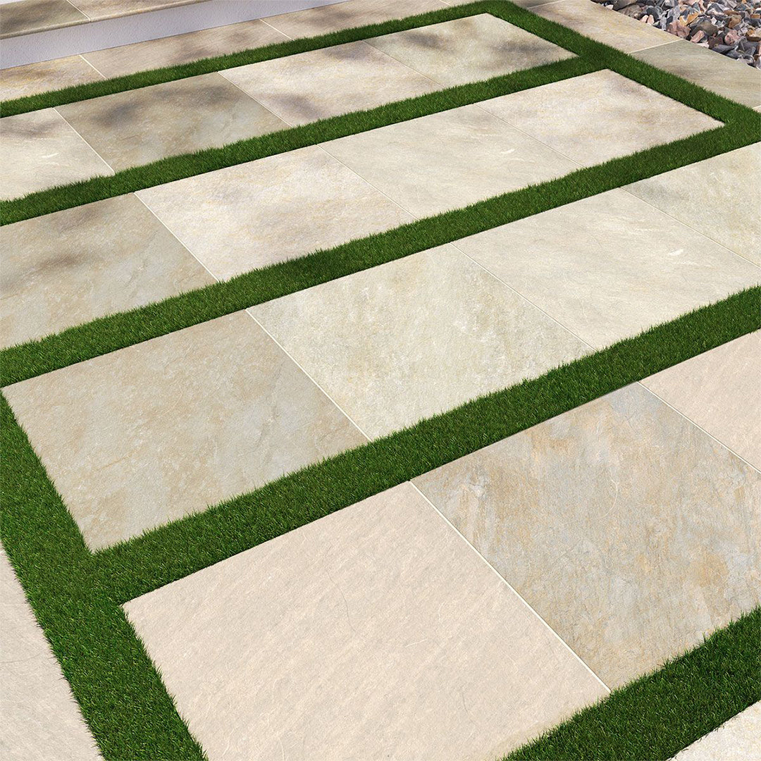 Golden White, 24" x 24" - 2CM Outdoor Porcelain Paver - Image 3