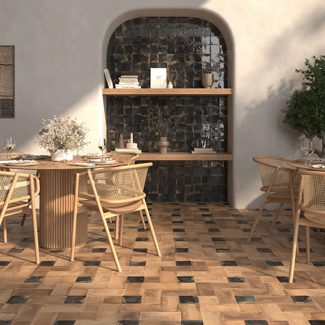 Granadella Carbon, 4.5" x 4.5" - Porcelain Tile - Image 7