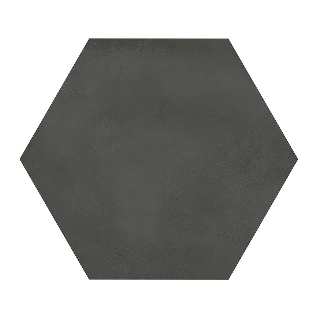 Graphite, Hexagon - Porcelain Tile