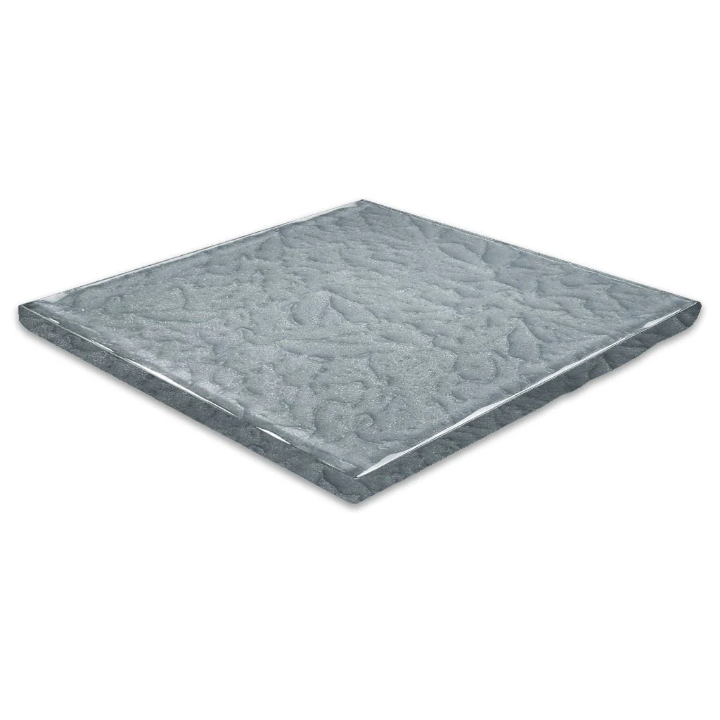 Gray, 6" x 6" - Glass Tile - Image 2