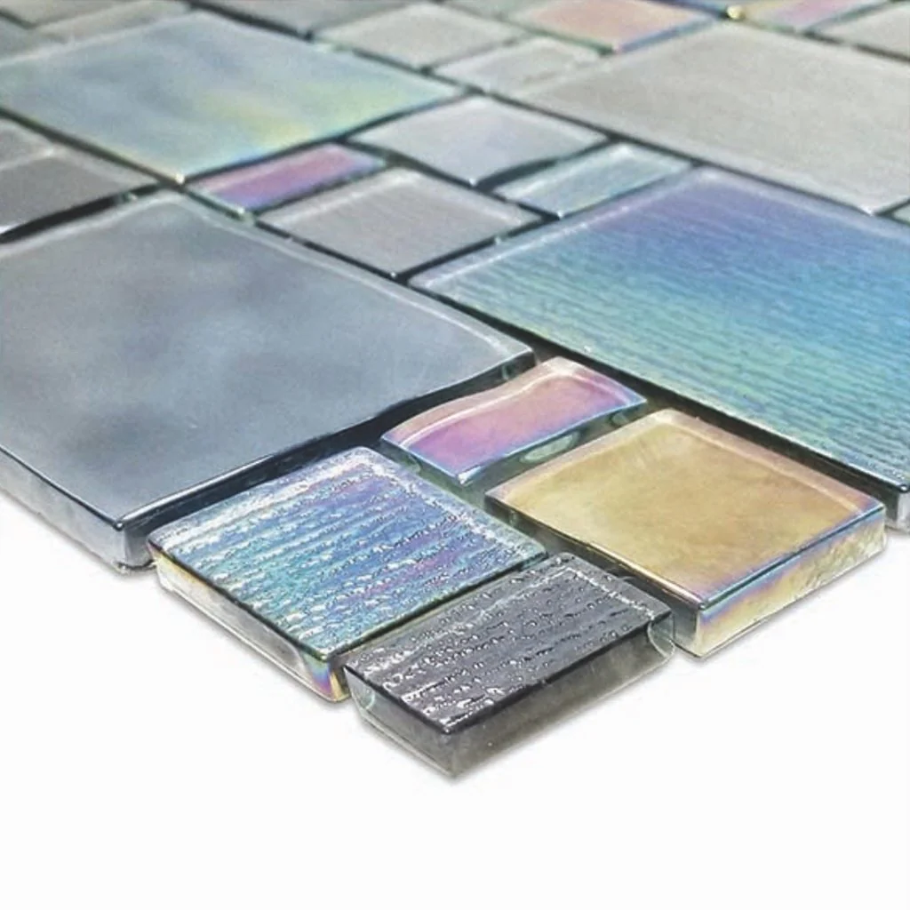 Gray, Mixed - Glass Tile - Image 2