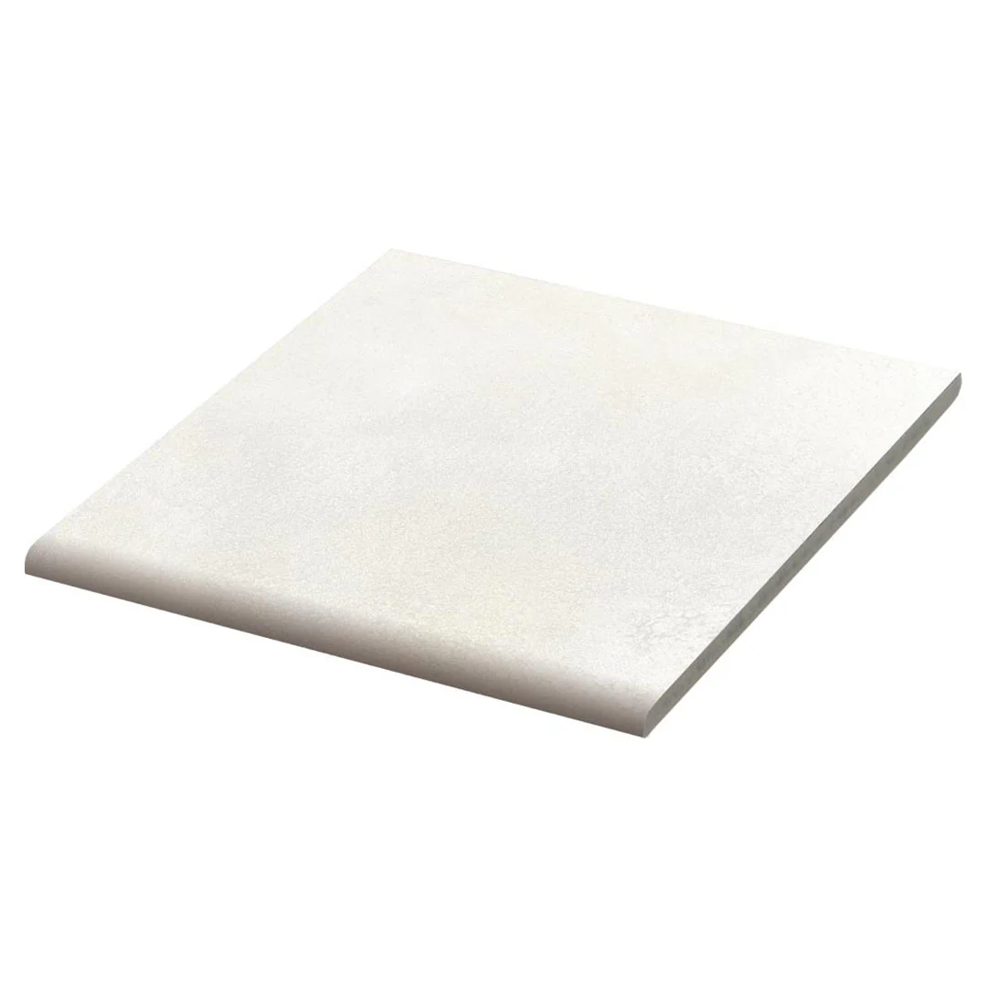 Clay Bullnose, 6" x 6" Slip Resistant - Porcelain Trim Tile