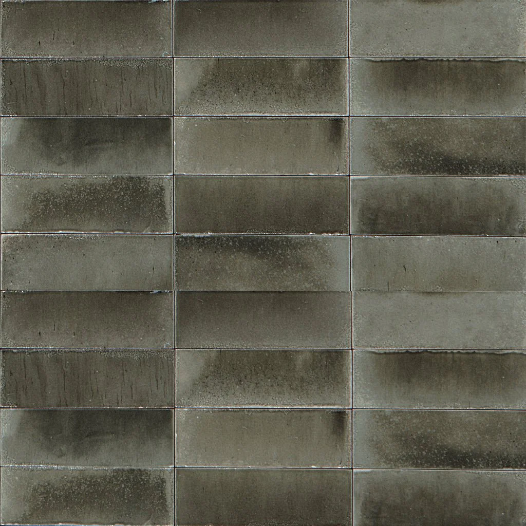 Grigio Glossy, 2" x 6" - Porcelain Tile