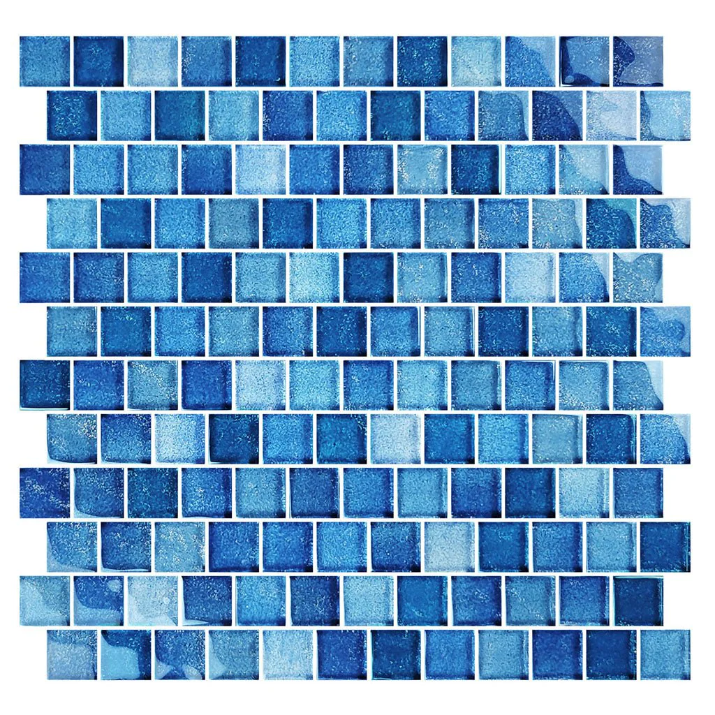 Gulf Stream, 1" x 1" - Glass Tile