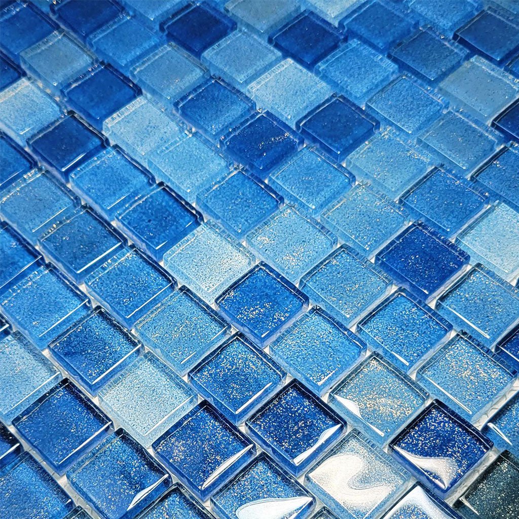 Gulf Stream, 1" x 1" - Glass Tile - Image 2