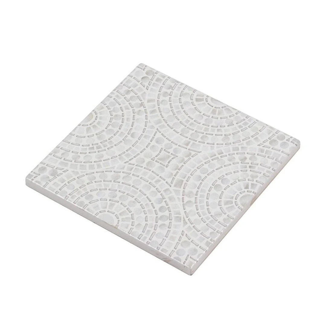 Halo Silver, 5" x 5" - Ceramic Tile - Image 4