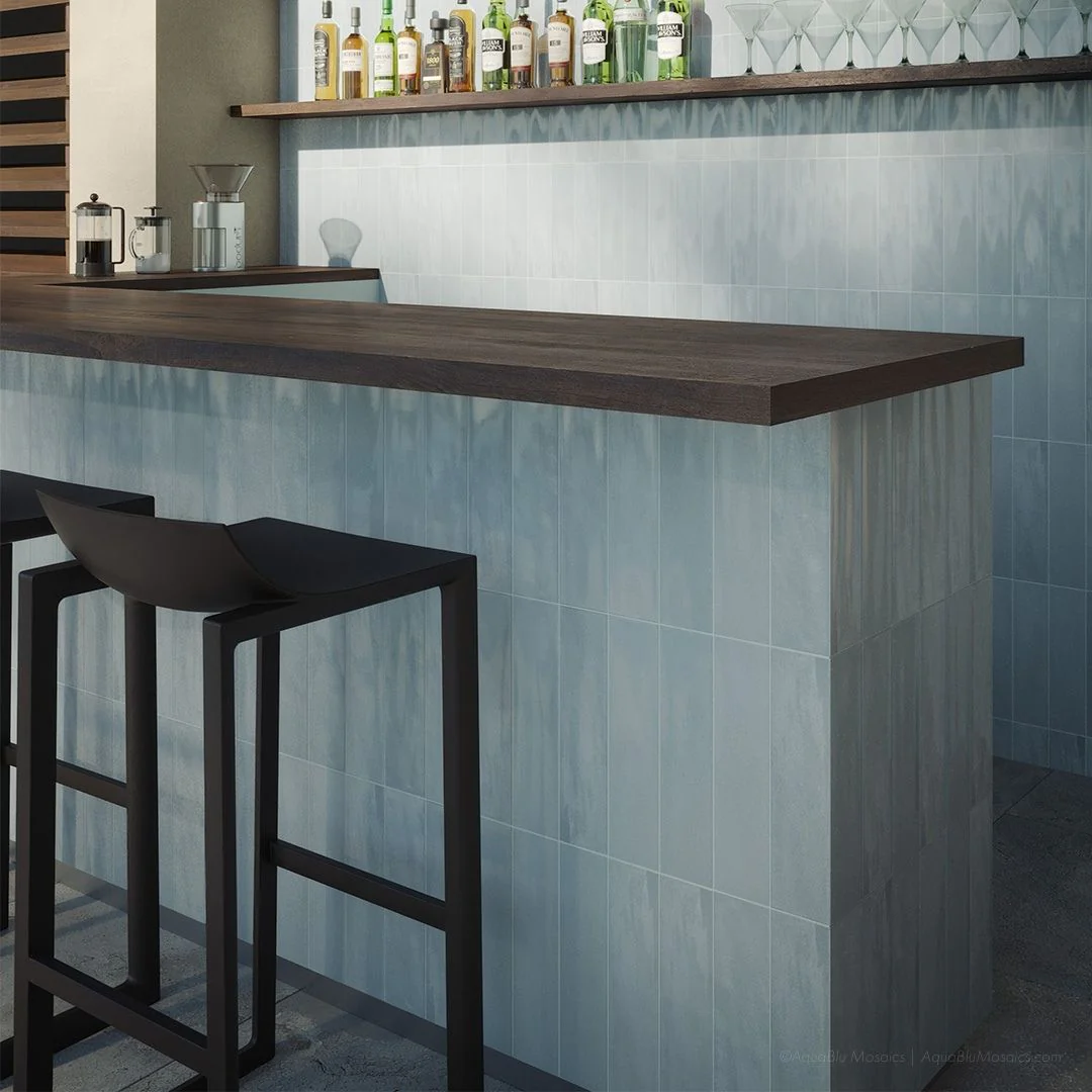 Harborside Aqua, 3" x 12" - Porcelain Tile - Image 3