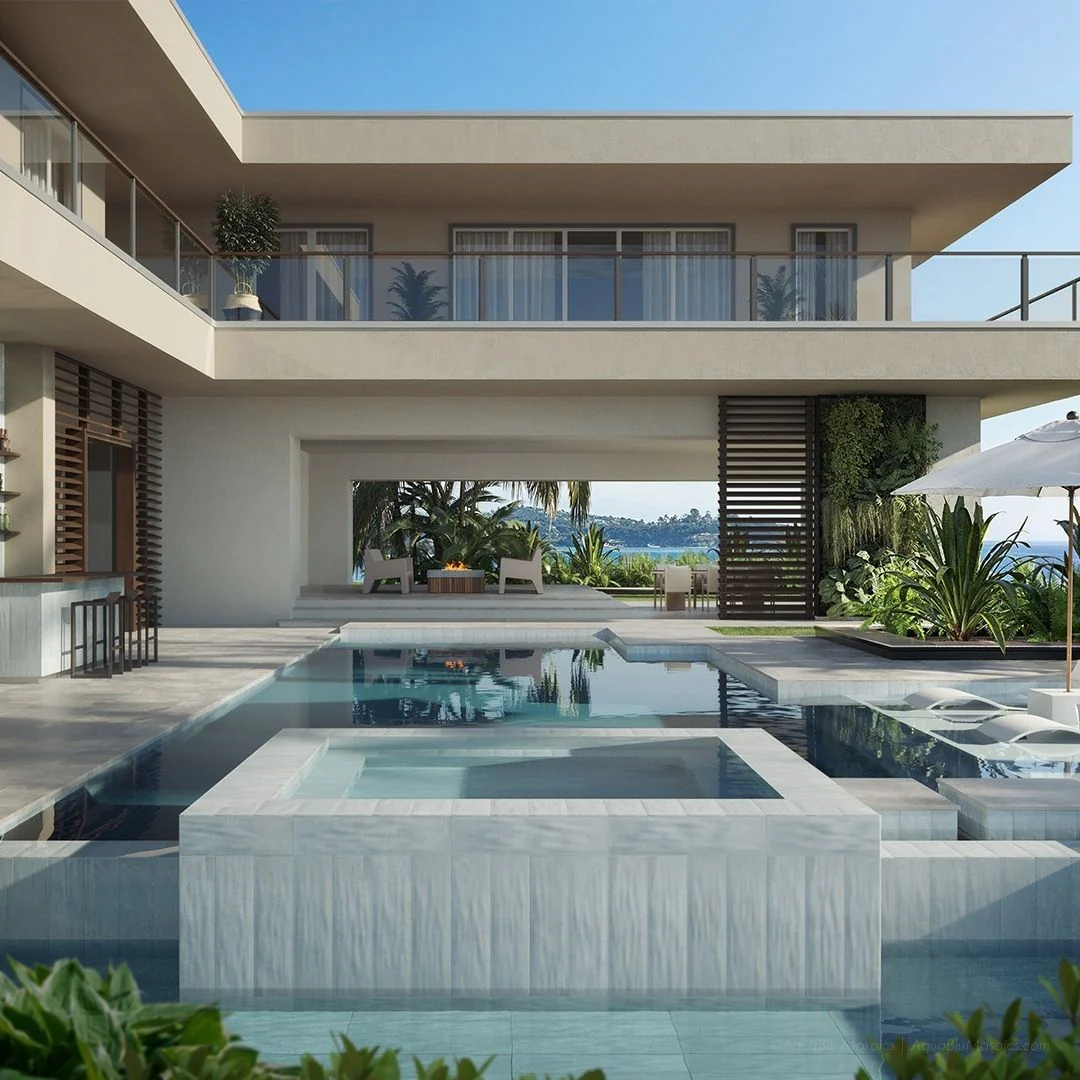 Harborside Aqua, 6" x 24" - Porcelain Tile - Image 2