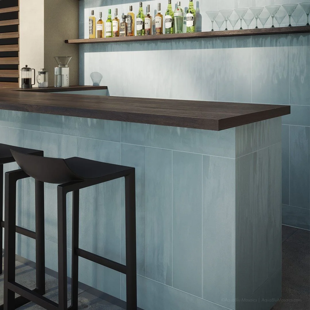 Harborside Aqua, 6" x 24" - Porcelain Tile - Image 3