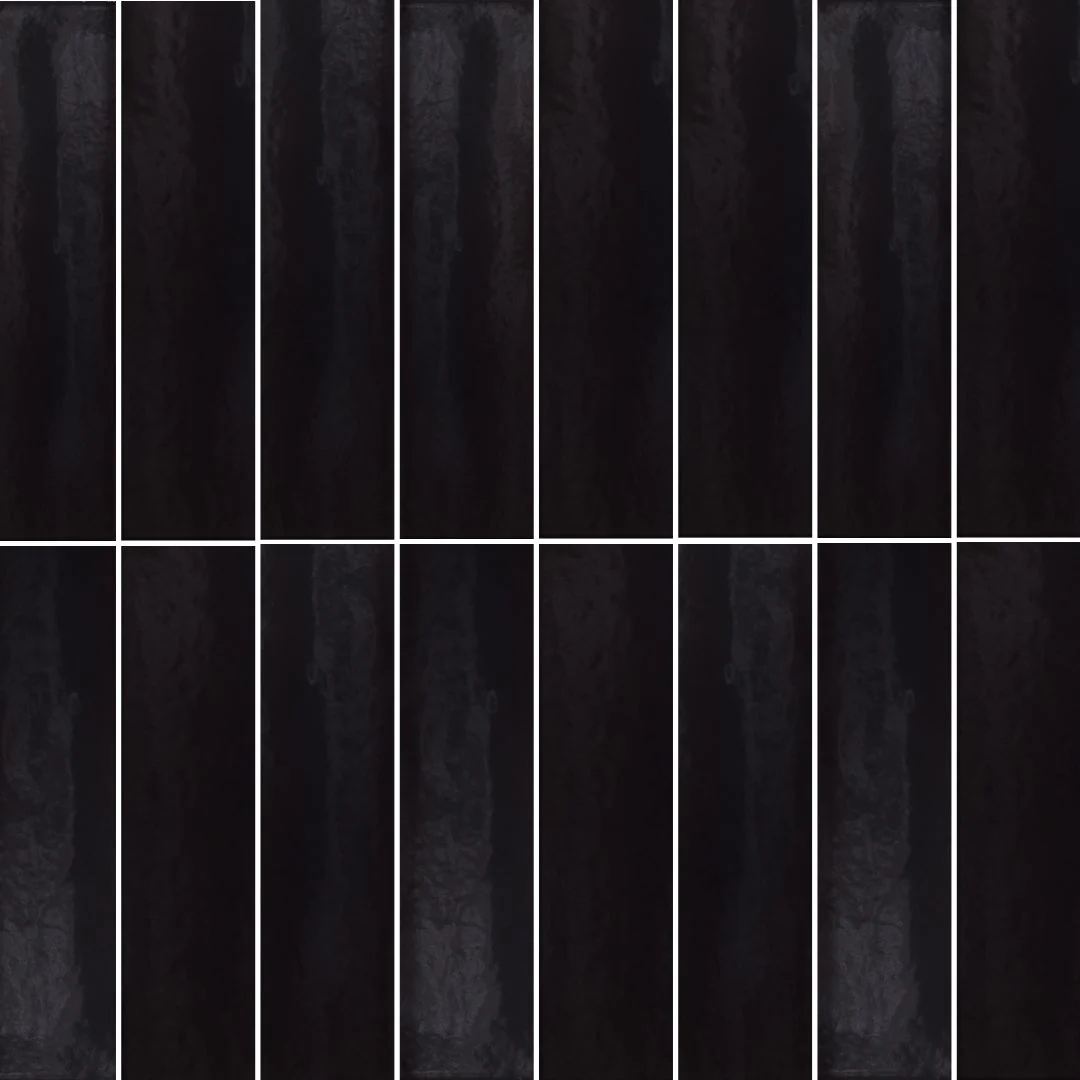Harborside Jet Black, 3" x 12" - Porcelain Tile